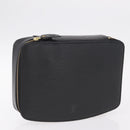 LOUIS VUITTON Epi Posh Monte Carlo Jewelry Box Black M48362 LV Auth 207034V-5