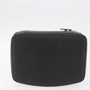 LOUIS VUITTON Epi Posh Monte Carlo Jewelry Box Black M48362 LV Auth 207034V-6