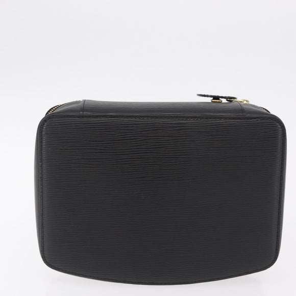 LOUIS VUITTON Epi Posh Monte Carlo Jewelry Box Black M48362 LV Auth 207034V