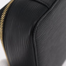 LOUIS VUITTON Epi Posh Monte Carlo Jewelry Box Black M48362 LV Auth 207034V-7