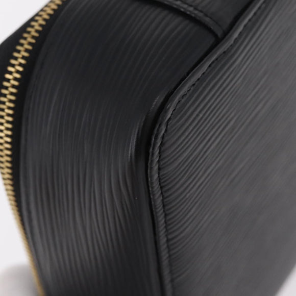 LOUIS VUITTON Epi Posh Monte Carlo Jewelry Box Black M48362 LV Auth 207034V