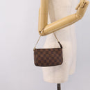 LOUIS VUITTON Ebene Mini Pochette Accessoires Pouch N58009 LV Auth 207035A-21