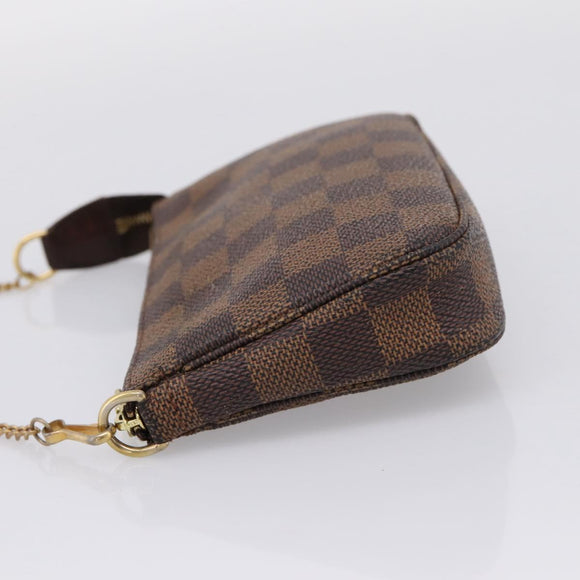 LOUIS VUITTON Ebene Mini Pochette Accessoires Pouch N58009 LV Auth 207035A