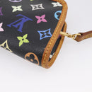 LOUIS VUITTON Monogram Multicolor Shirley Bag Black M40050 LV Auth 207039A-14
