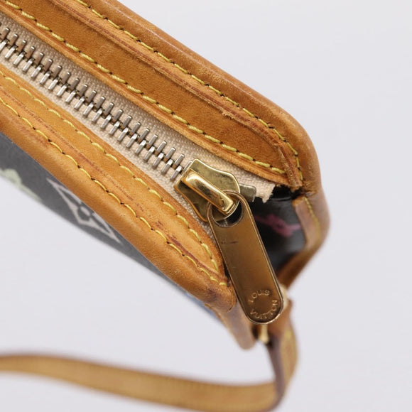 LOUIS VUITTON Monogram Multicolor Shirley Bag Black M40050 LV Auth 207039A
