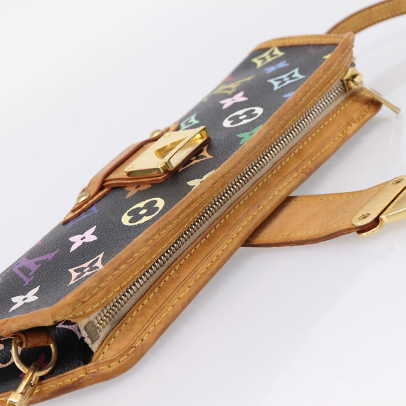 LOUIS VUITTON Monogram Multicolor Shirley Bag Black M40050 LV Auth 207039A