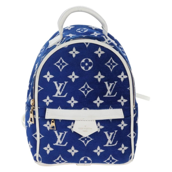 LOUIS VUITTON Jacquard Velvet Palm Spring Mini Backpack M46207 LV Auth 207040M