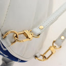 LOUIS VUITTON Jacquard Velvet Palm Spring Mini Backpack M46207 LV Auth 207040M-23