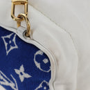 LOUIS VUITTON Jacquard Velvet Palm Spring Mini Backpack M46207 LV Auth 207040M-25