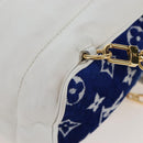 LOUIS VUITTON Jacquard Velvet Palm Spring Mini Backpack M46207 LV Auth 207040M-26