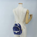 LOUIS VUITTON Jacquard Velvet Palm Spring Mini Backpack M46207 LV Auth 207040M-36