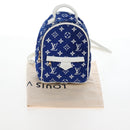 LOUIS VUITTON Jacquard Velvet Palm Spring Mini Backpack M46207 LV Auth 207040M-37