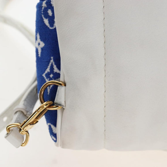 LOUIS VUITTON Jacquard Velvet Palm Spring Mini Backpack M46207 LV Auth 207040M
