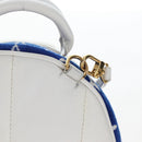 LOUIS VUITTON Jacquard Velvet Palm Spring Mini Backpack M46207 LV Auth 207040M-7