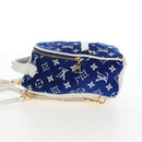 LOUIS VUITTON Jacquard Velvet Palm Spring Mini Backpack M46207 LV Auth 207040M-5