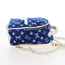 LOUIS VUITTON Jacquard Velvet Palm Spring Mini Backpack M46207 LV Auth 207040M-6