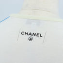 CHANEL Short-sleeved T-shirt Cotton XS Blue CC Auth 207041V-7