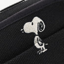 Coach Snoopy Shoulder Bag Canvas Black Silver Auth 207042A-16