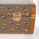 GUCCI x Disney Mickey Mouse Micro GG Supreme Suitcase PVC 602675 Auth 207045SM-15