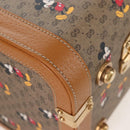 GUCCI x Disney Mickey Mouse Micro GG Supreme Suitcase PVC 602675 Auth 207045SM-16
