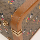 GUCCI x Disney Mickey Mouse Micro GG Supreme Suitcase PVC 602675 Auth 207045SM-17