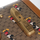 GUCCI x Disney Mickey Mouse Micro GG Supreme Suitcase PVC 602675 Auth 207045SM-24