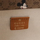 GUCCI x Disney Mickey Mouse Micro GG Supreme Suitcase PVC 602675 Auth 207045SM-43