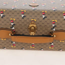 GUCCI x Disney Mickey Mouse Micro GG Supreme Suitcase PVC 602675 Auth 207045SM-8