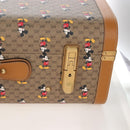 GUCCI x Disney Mickey Mouse Micro GG Supreme Suitcase PVC 602675 Auth 207045SM-9