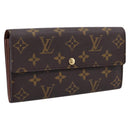 LOUIS VUITTON Monogram Portefeuille Sarah Long Wallet M61734 LV Auth 207050-1