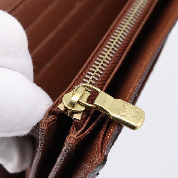 LOUIS VUITTON Monogram Portefeuille Sarah Long Wallet M61734 LV Auth 207050