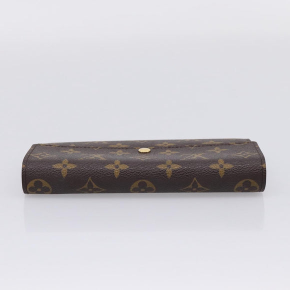LOUIS VUITTON Monogram Portefeuille Sarah Long Wallet M61734 LV Auth 207050