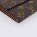 LOUIS VUITTON Monogram Portefeuille Sarah Long Wallet M61734 LV Auth 207050-9
