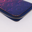 LOUIS VUITTON Taurillon Clemence Illusion Zippy Wallet Vertical Auth 207052-11
