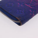 LOUIS VUITTON Taurillon Clemence Illusion Zippy Wallet Vertical Auth 207052-12