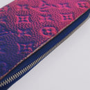LOUIS VUITTON Taurillon Clemence Illusion Zippy Wallet Vertical Auth 207052-5