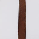 CELINE Macadam Canvas Shoulder Bag PVC Beige Gold Auth 207054-9