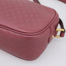 GUCCI Micro GG Canvas Micro Guccissima Bag Leather Gold Pink 309538 Auth 207061-10
