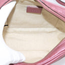 GUCCI Micro GG Canvas Micro Guccissima Bag Leather Gold Pink 309538 Auth 207061-16