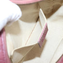 GUCCI Micro GG Canvas Micro Guccissima Bag Leather Gold Pink 309538 Auth 207061-19