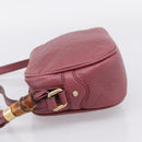 GUCCI Micro GG Canvas Micro Guccissima Bag Leather Gold Pink 309538 Auth 207061-4