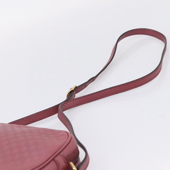 GUCCI Micro GG Canvas Micro Guccissima Bag Leather Gold Pink 309538 Auth 207061