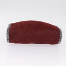 Stella McCartney Chain Falabella Bag Polyester Bordeaux 371223 Auth 207062A-11