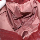 Stella McCartney Chain Falabella Bag Polyester Bordeaux 371223 Auth 207062A-20