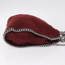 Stella McCartney Chain Falabella Bag Polyester Bordeaux 371223 Auth 207062A-4
