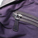Miu Miu Matelasse Hand Bag Leather Gray Silver Auth 207068A-26