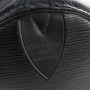 LOUIS VUITTON Epi Keepall 45 Boston Bag Black M42972 LV Auth 207072V-14