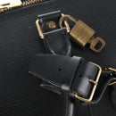 LOUIS VUITTON Epi Keepall 45 Boston Bag Black M42972 LV Auth 207072V-16