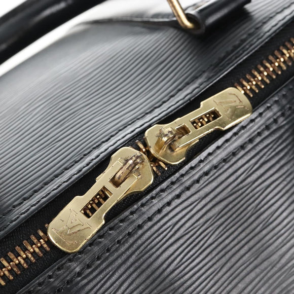 LOUIS VUITTON Epi Keepall 45 Boston Bag Black M42972 LV Auth 207072V