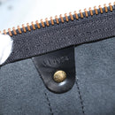 LOUIS VUITTON Epi Keepall 45 Boston Bag Black M42972 LV Auth 207072V-21